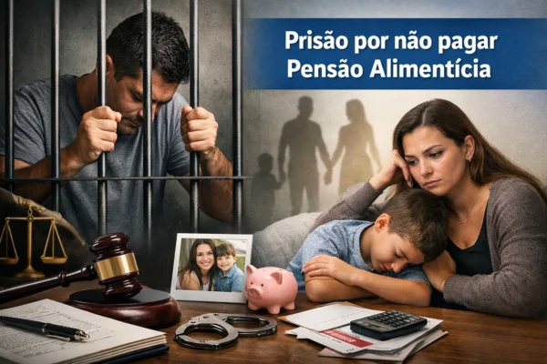 prisão por não pagar pensão alimentícia
