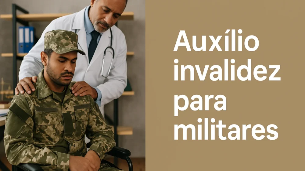 Auxílio-invalidez para militares: Entenda como funciona 1 Auxílio-invalidez para militares