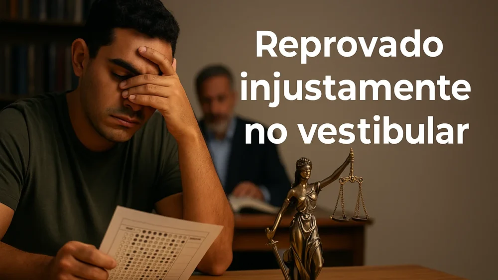 Direitos de quem foi reprovado injustamente no vestibular 1 Reprovado injustamente no vestibular WP