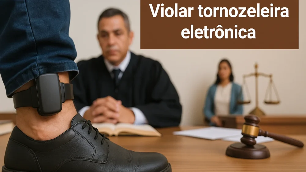 Quais as consequências de violar a tornozeleira eletrônica? 1 Violar a tornozeleira eletrônica