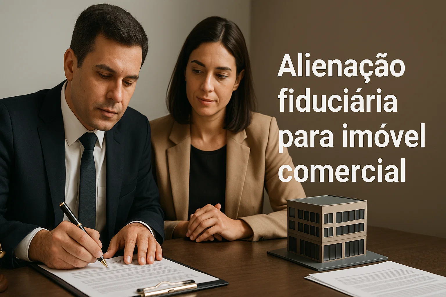 Alienação fiduciária para imóvel comercial WP