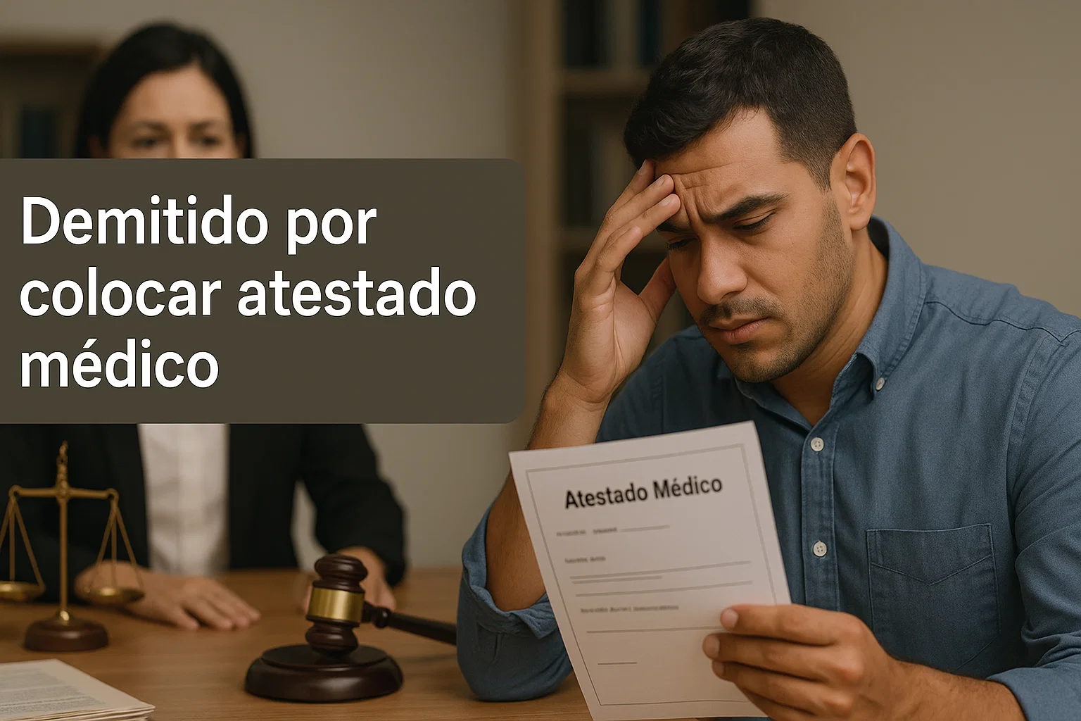 Demitido por colocar atestado médico WP