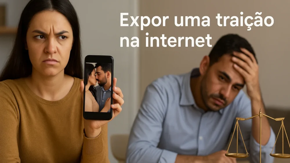 Expor uma traição na internet