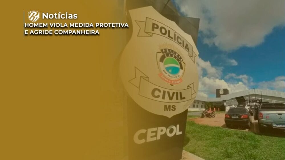 Homem viola medida protetiva e agride companheira 1 viola medida protetiva