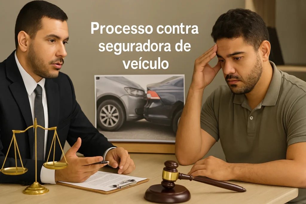Processar seguradora de veículo