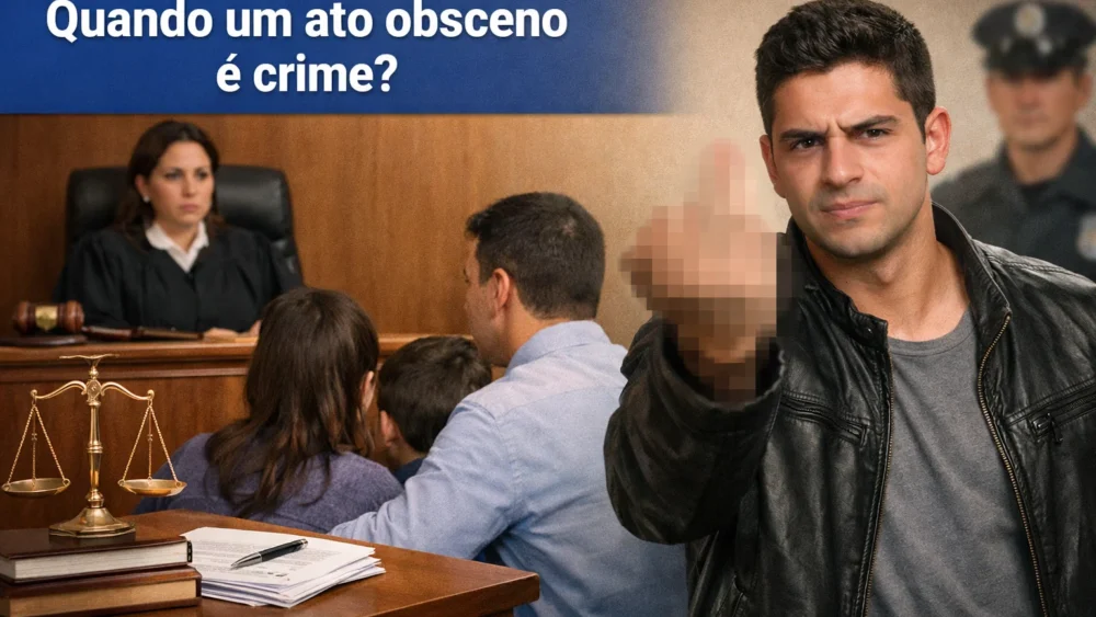 Quando um ato obsceno é crime