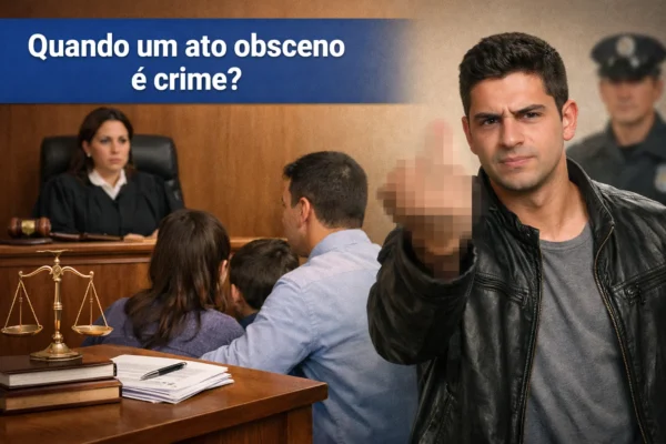 Quando um ato obsceno é crime