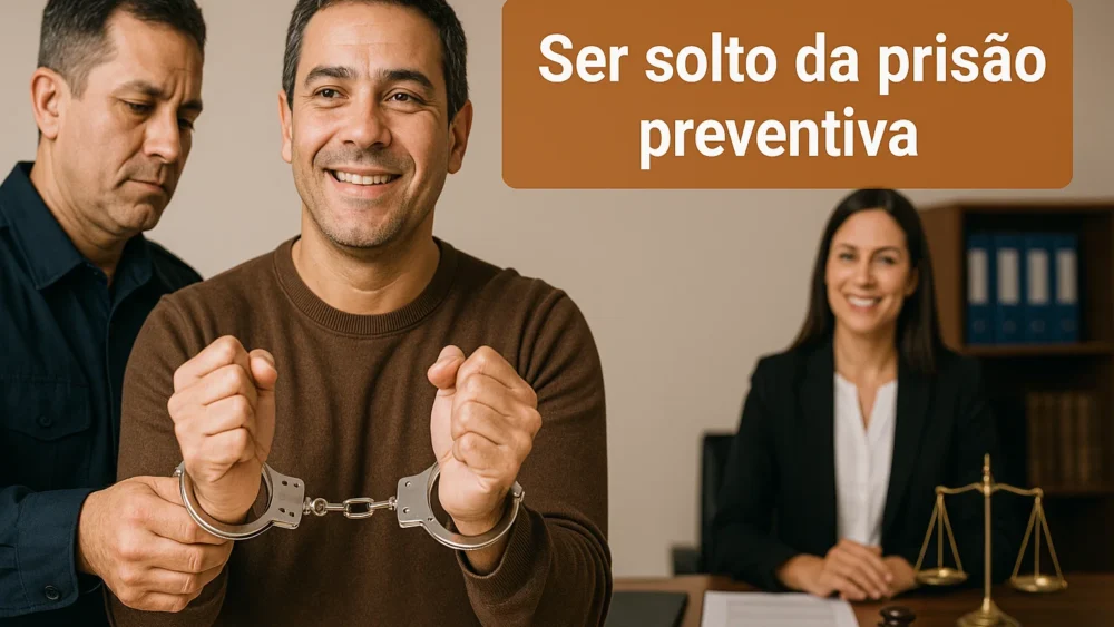 Ser solto da prisão preventiva