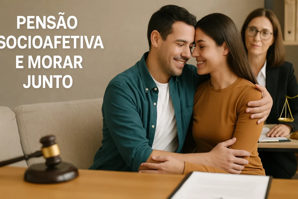 a pensão socioafetiva e morar juntos