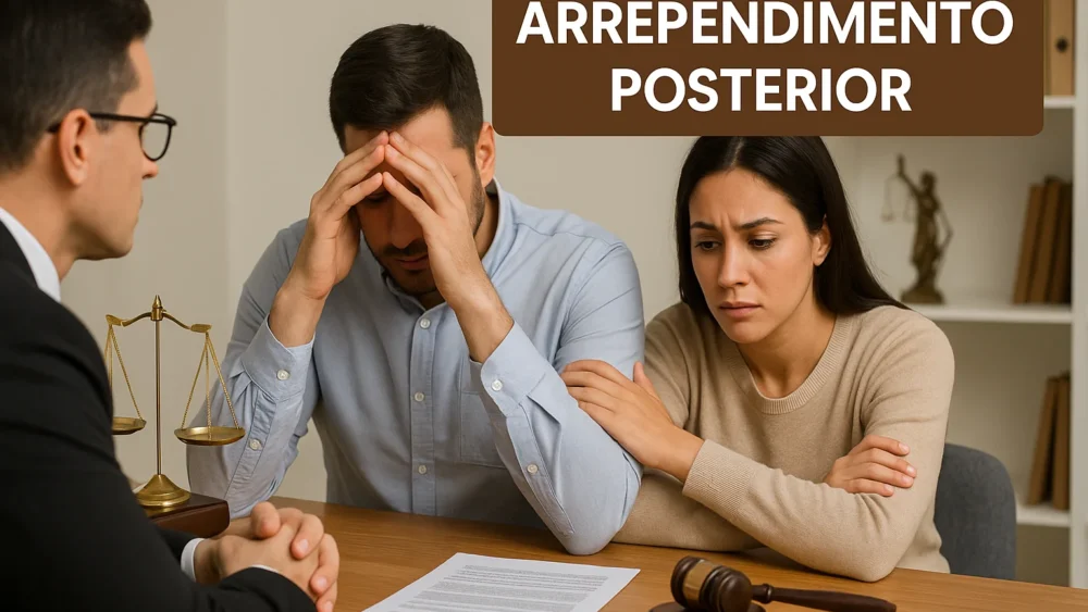 arrependimento posterior wp