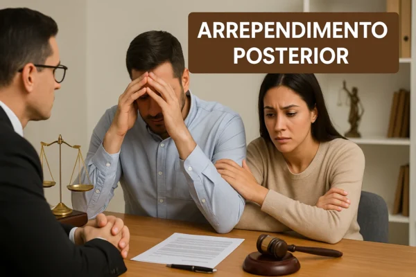 arrependimento posterior wp