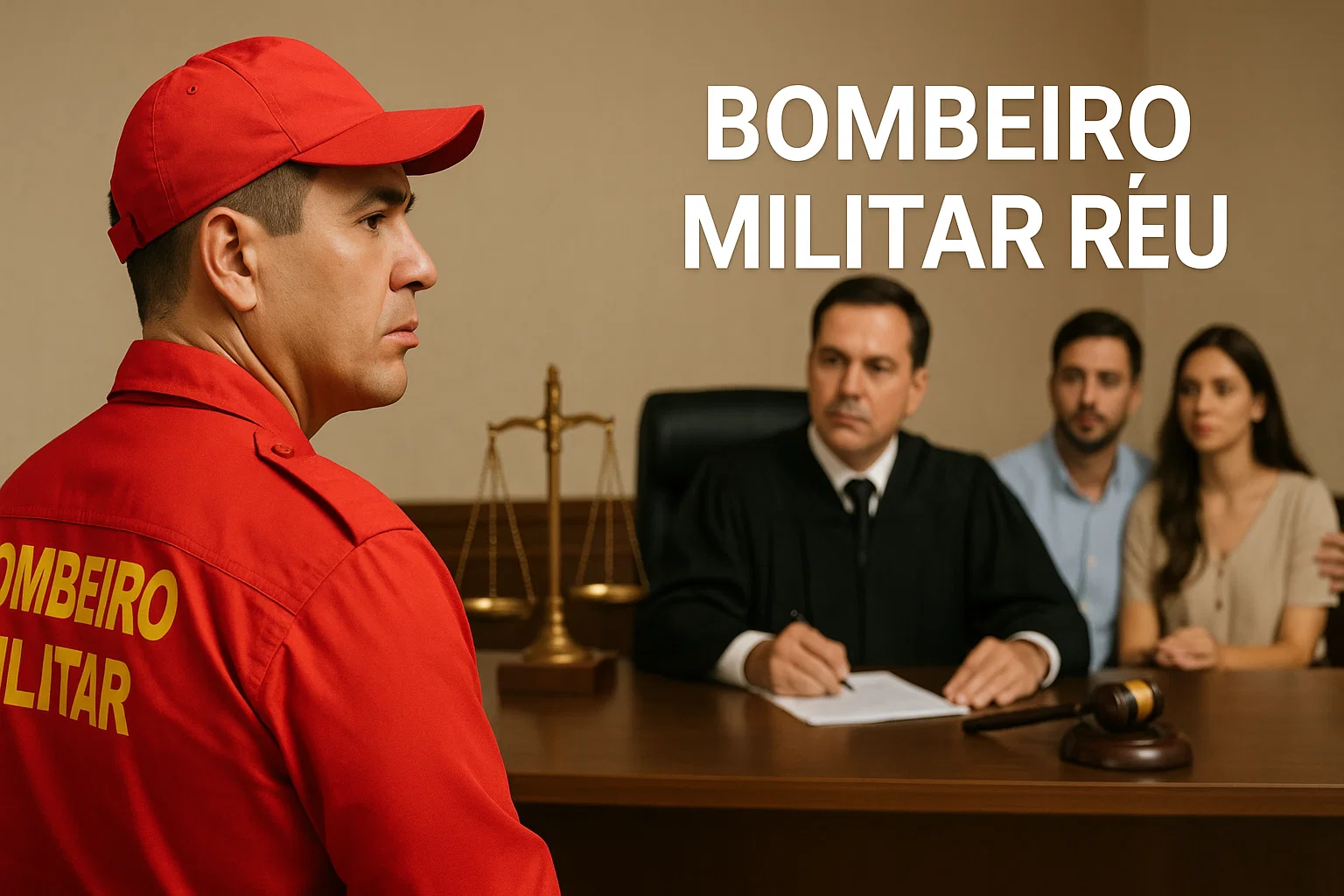 bombeiro militar réu