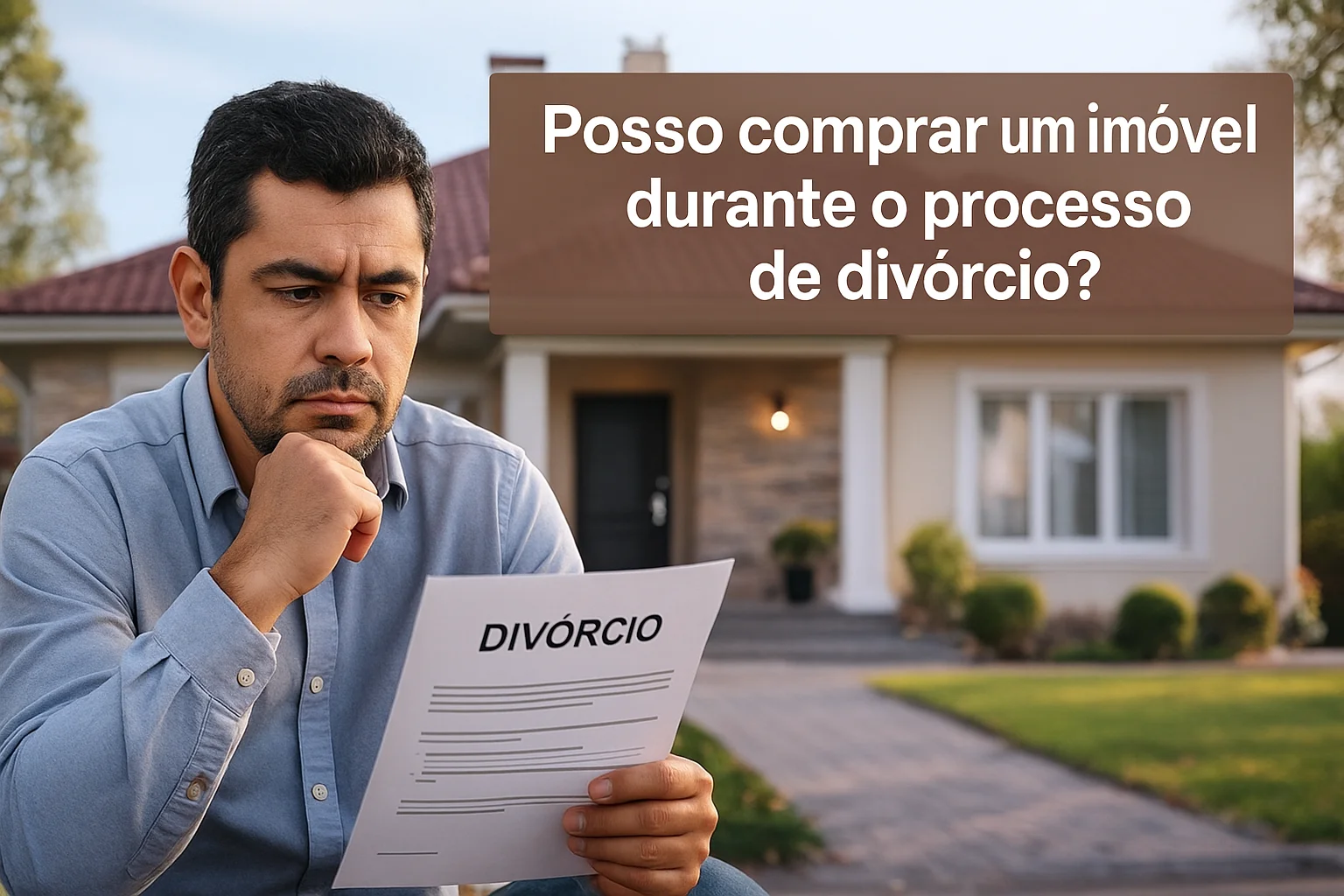 comprar imóvel durante o processo de divórcio