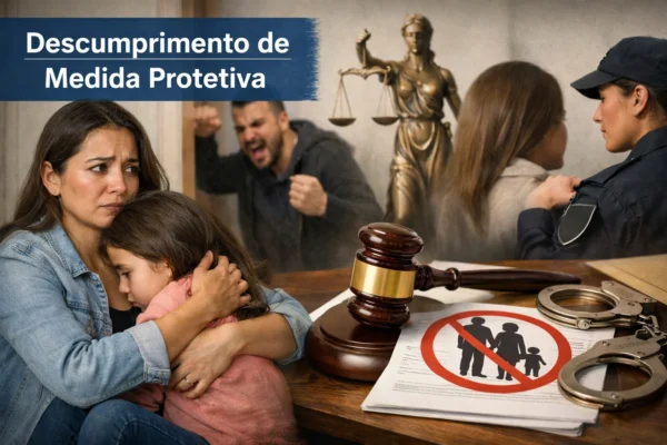 descumprir medida protetiva