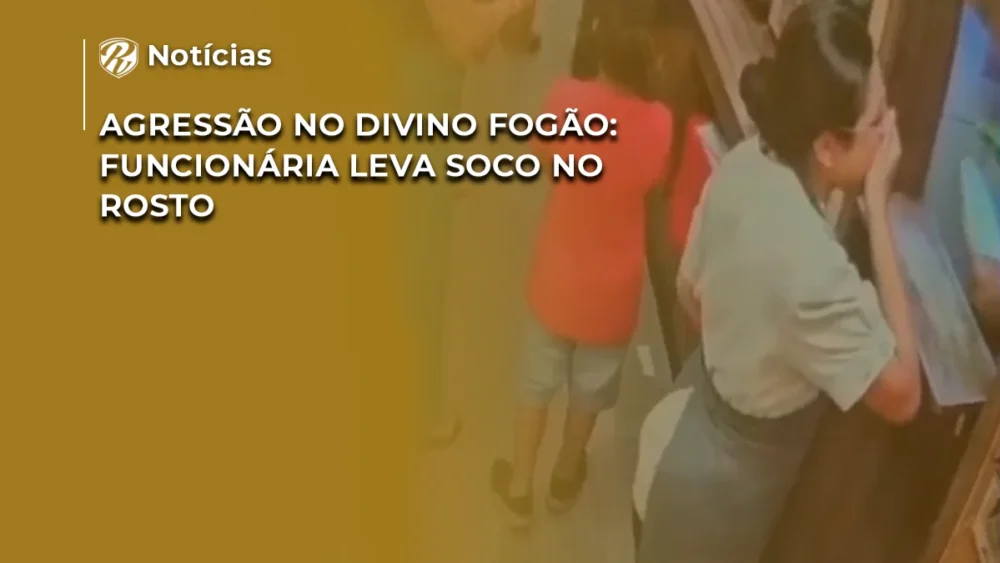 Agressão no Divino Fogão: Funcionária leva soco no rosto 1 divino fogão