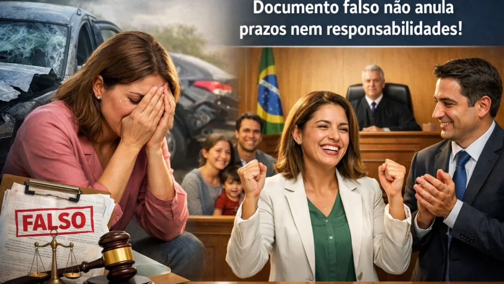 Documento falso não anula prazos nem responsabilidades. Entenda! 1 documento falso