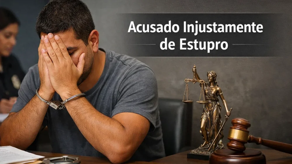 Acusado injustamente de estupro? Saiba o que fazer! 1 estupro acusado injustamente
