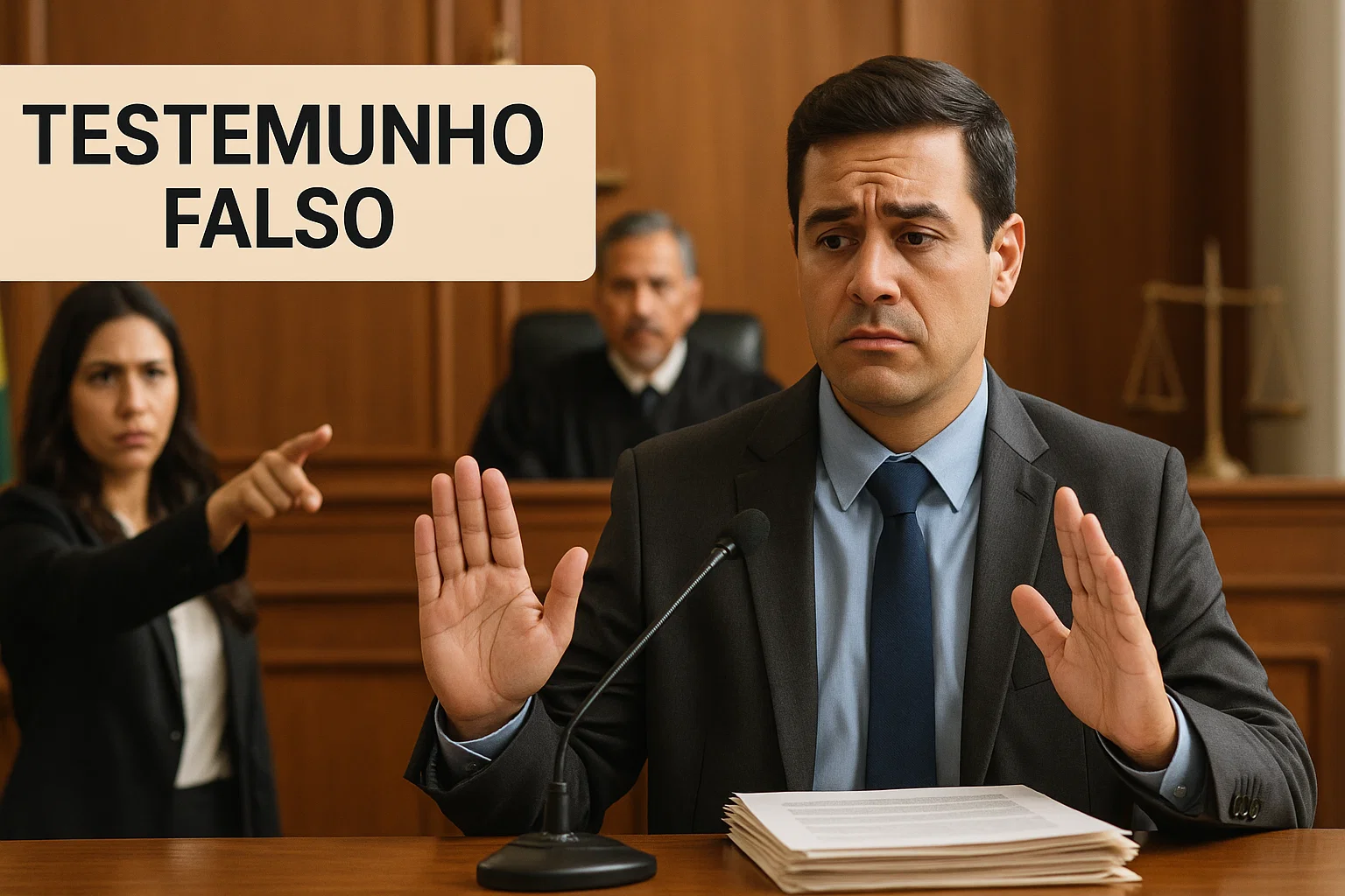 testemunho falso wp
