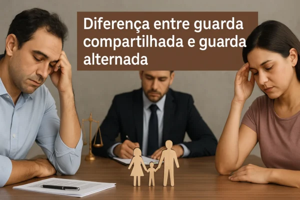 guarda compartilhada e guarda alternada