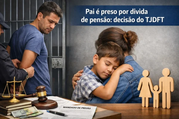 preso por dívida de pensão