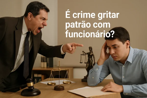 patrão gritar com funcionário