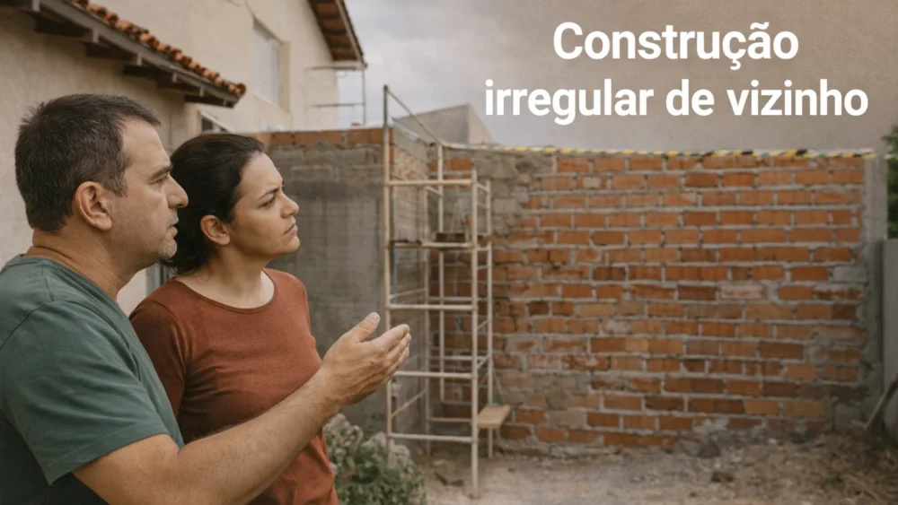 O que fazer se seu vizinho faz uma construção irregular? 1 Construção irregular de vizinho
