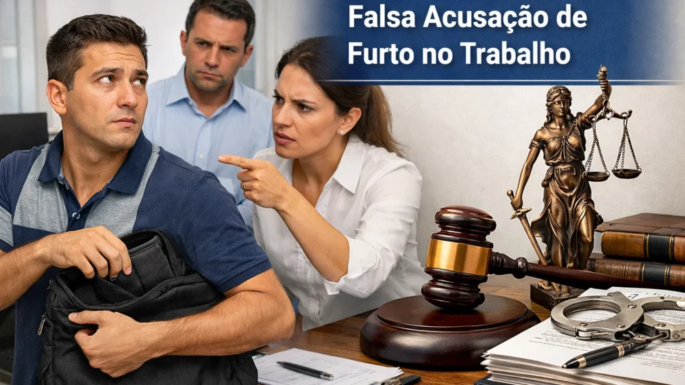 Falsa acusação de furto no trabalho