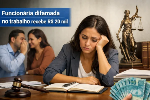 Funcionária difamada
