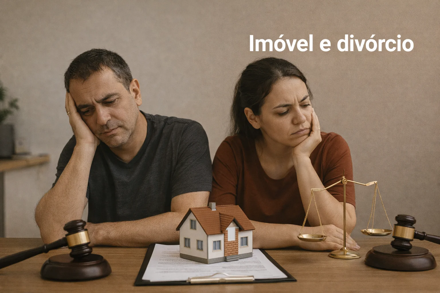 Imóvel com os filhos no divórcio