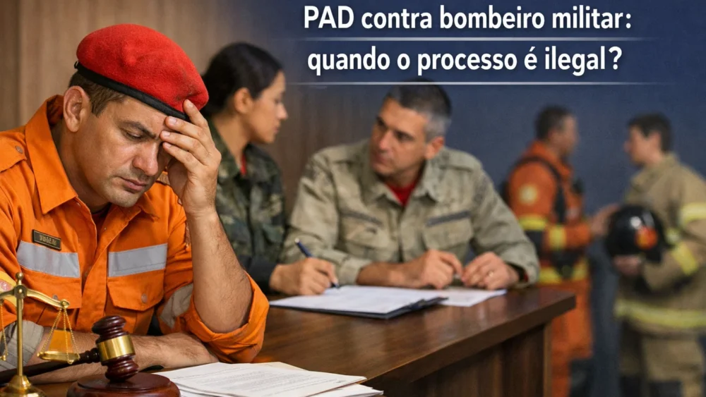 PAD contra bombeiro militar