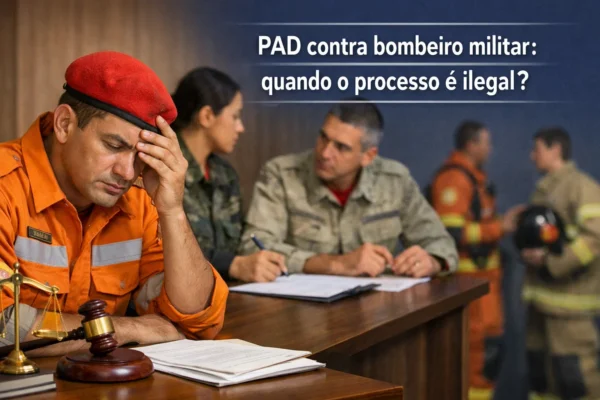 PAD contra bombeiro militar