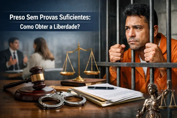 Preso sem provas suficientes