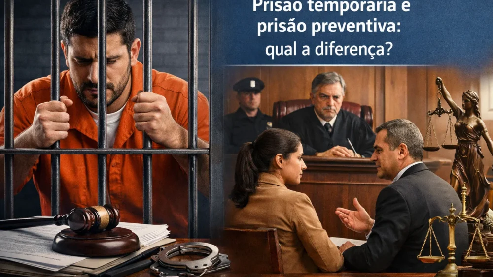 Prisão temporária e preventiva