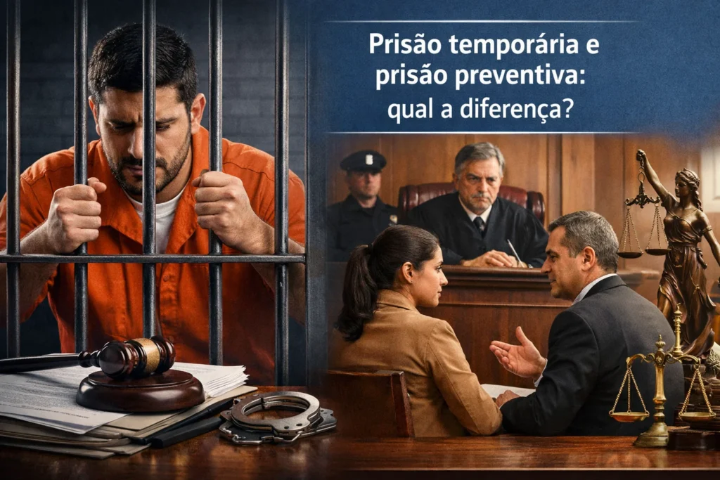 Prisão temporária e preventiva