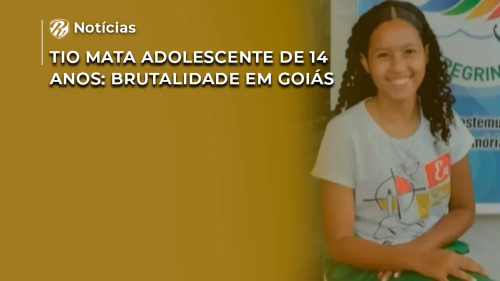 Tio mata adolescente de 14 anos: brutalidade em Goiás! 1 Tio mata adolescente de 14 anos