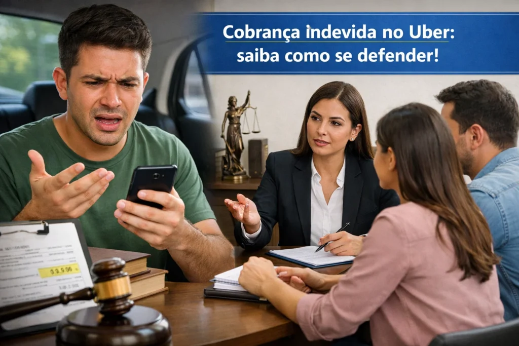 cobrança indevida no Uber