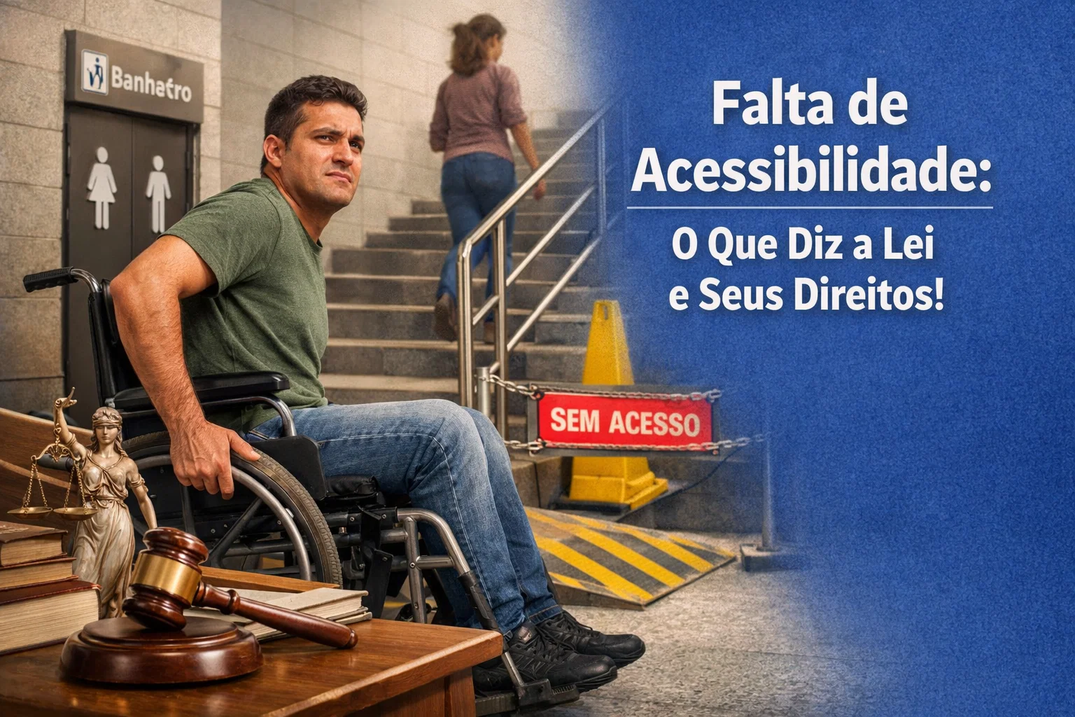 falta de acessibilidade