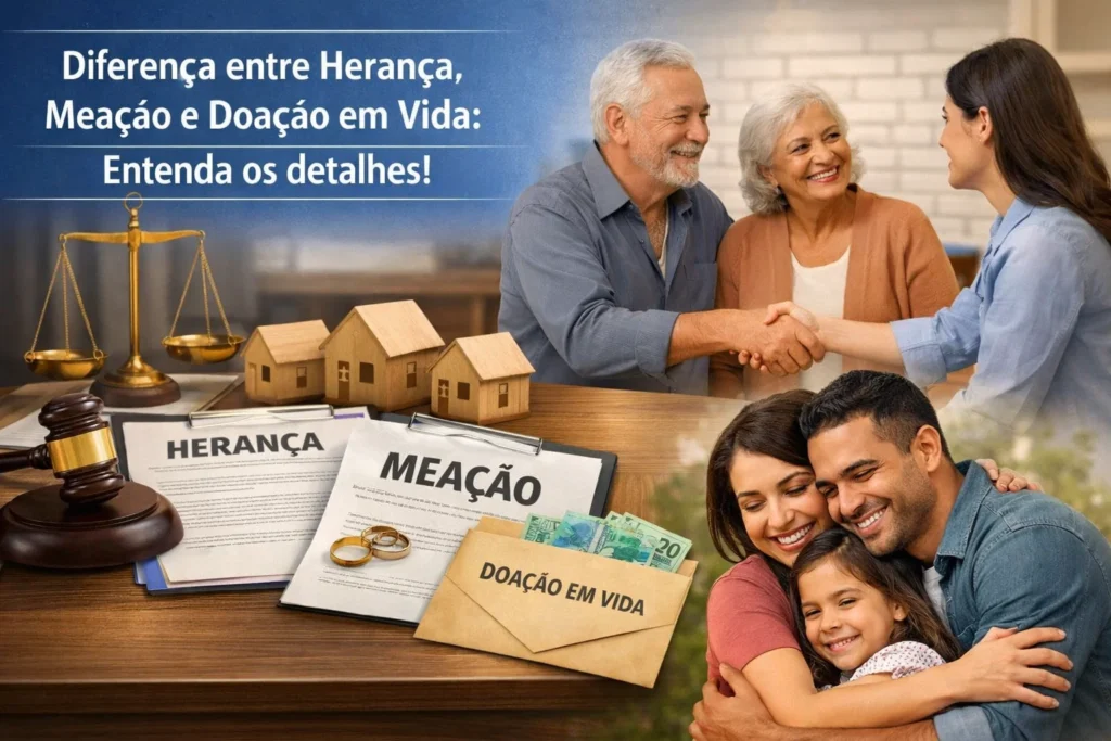 herança, nomeação e doação em vida