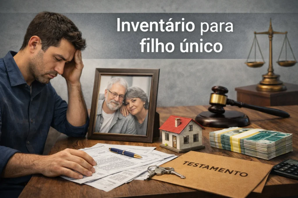 inventário para filho único WP