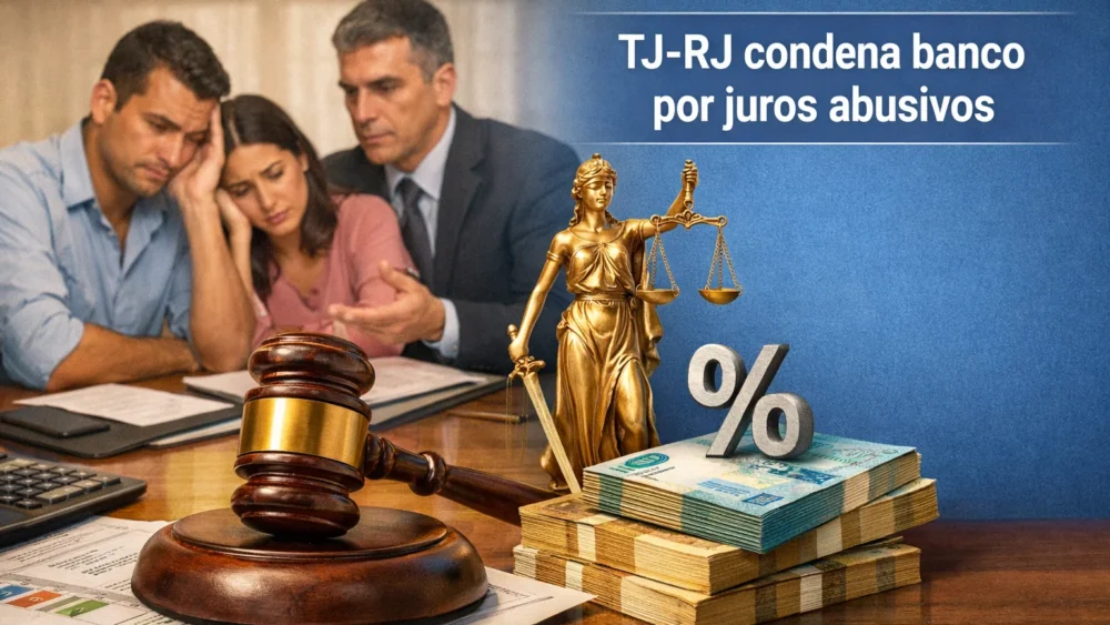 TJ-RJ condena banco por juros abusivos e devolução em dobro 1 juros abusivos