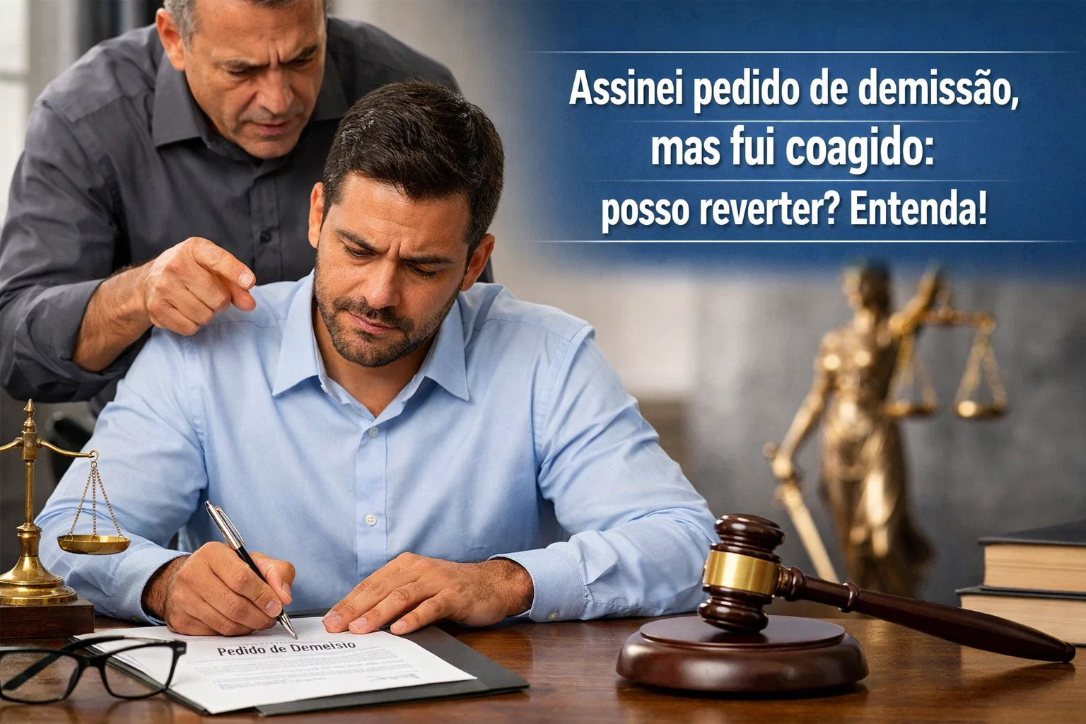 pedido de demissão coagido