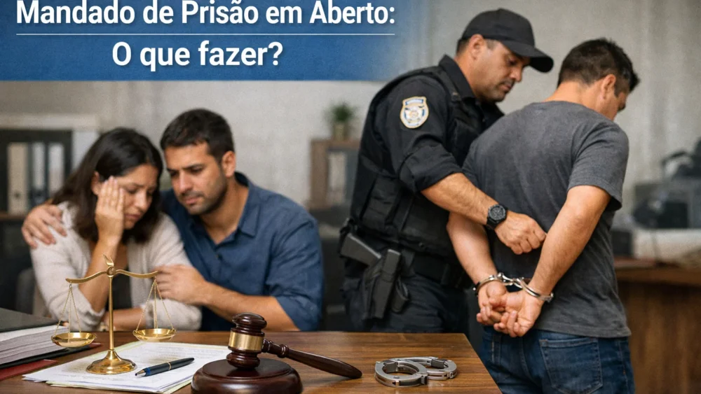 prisão em aberto
