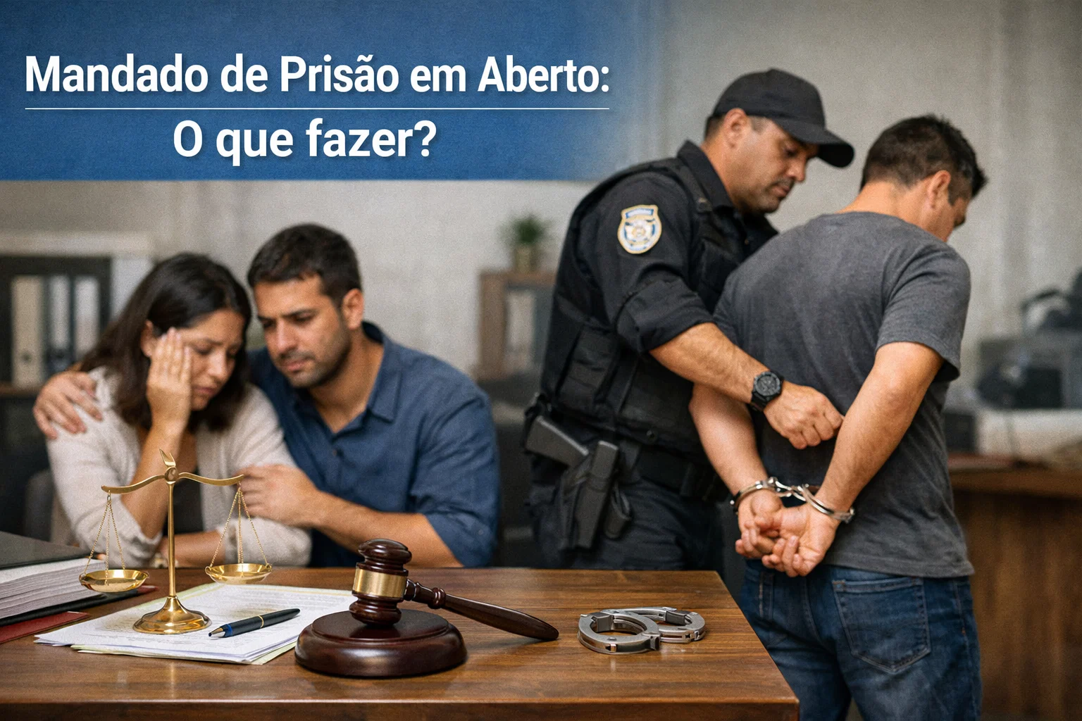 prisão em aberto