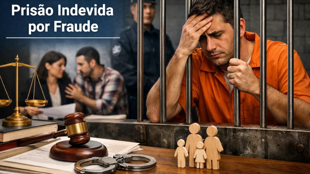 prisão indevida por fraude
