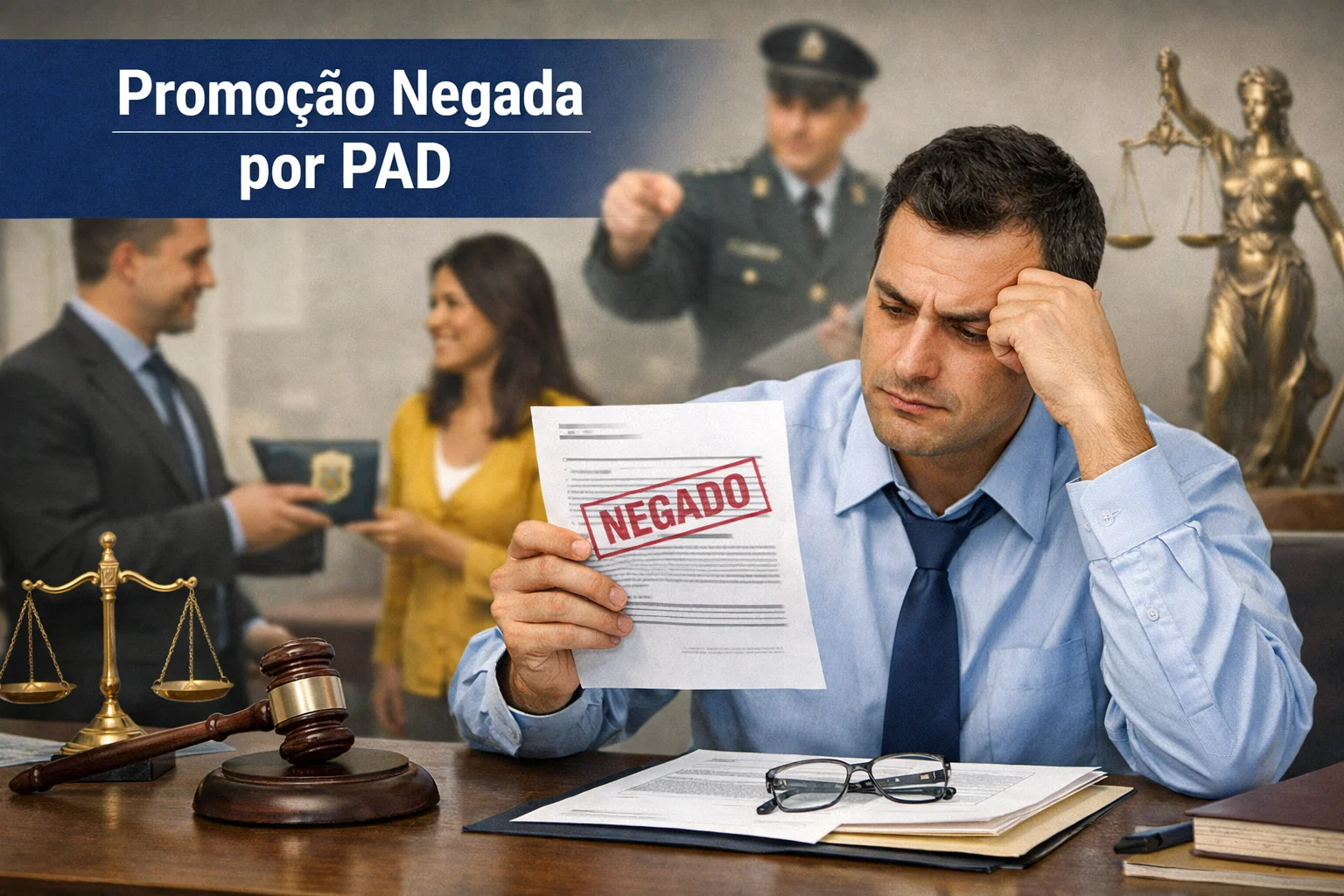promoção negada por PAD