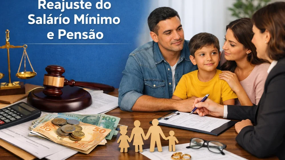 Como o reajuste do salário mínimo afeta a pensão alimentícia? 1 reajuste do salário mínimo e pensão alimentícia