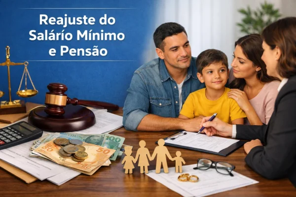 reajuste do salário mínimo e pensão alimentícia
