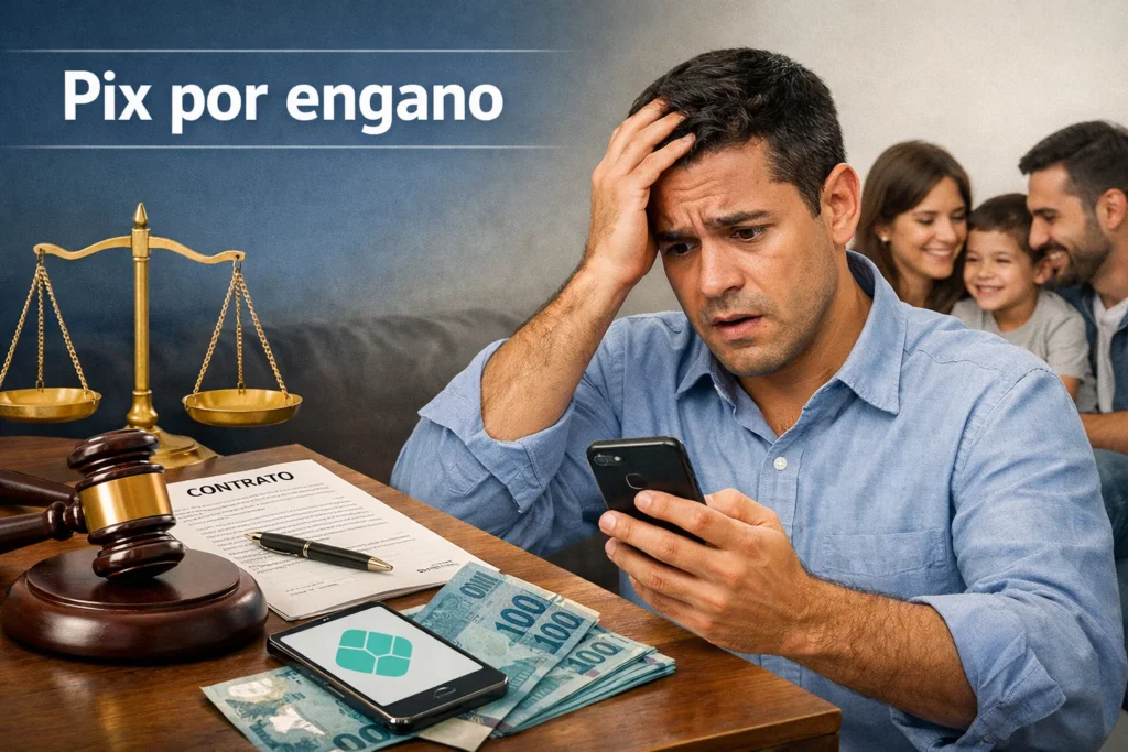 receber um pix por engano