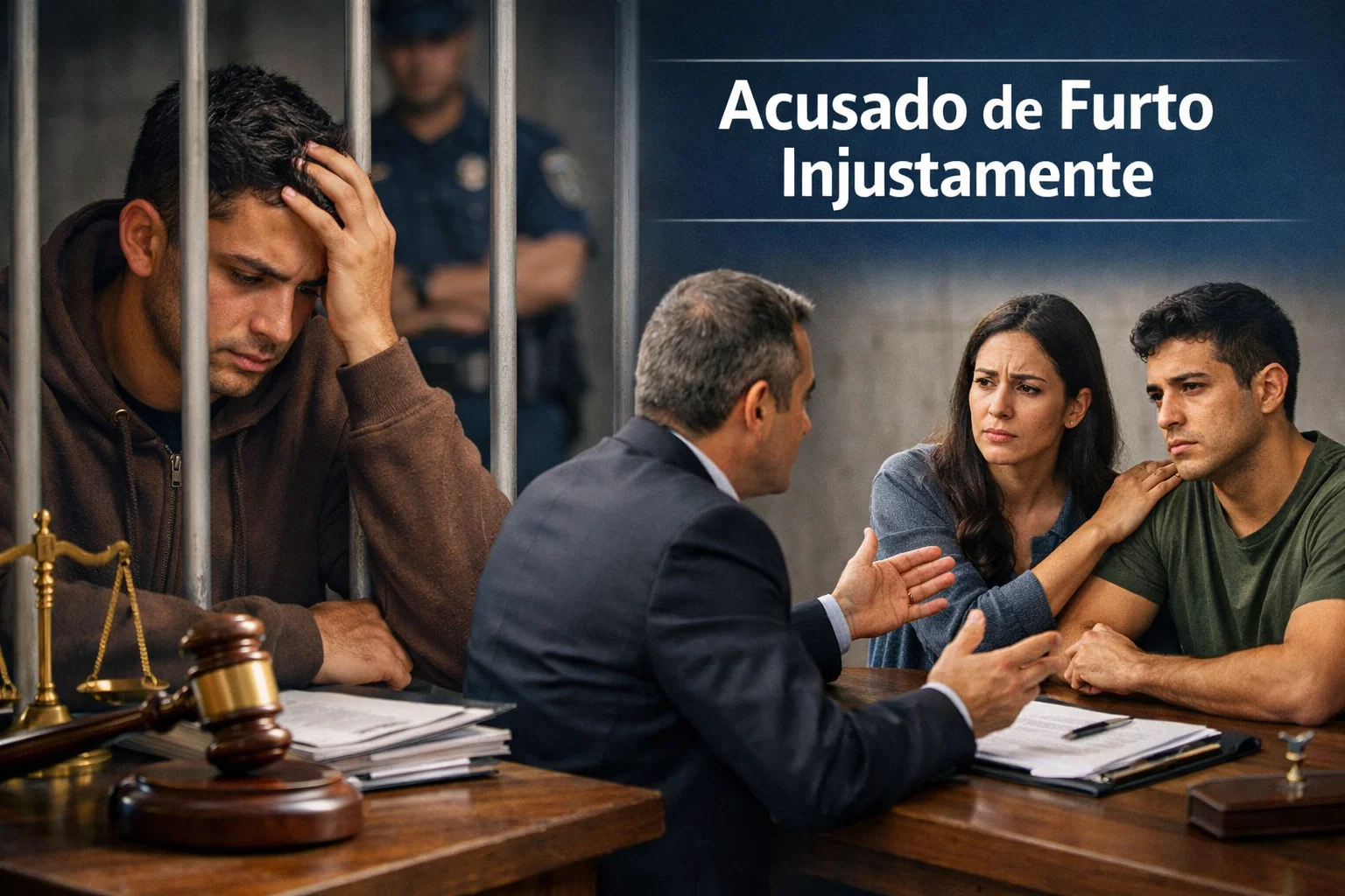 Acusado de furto injustamente