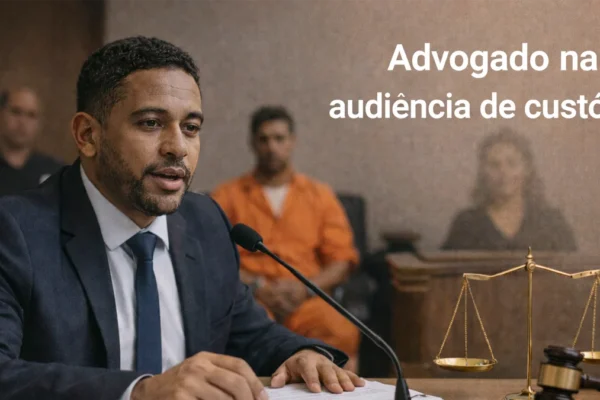 Advogado na audiência de custódia